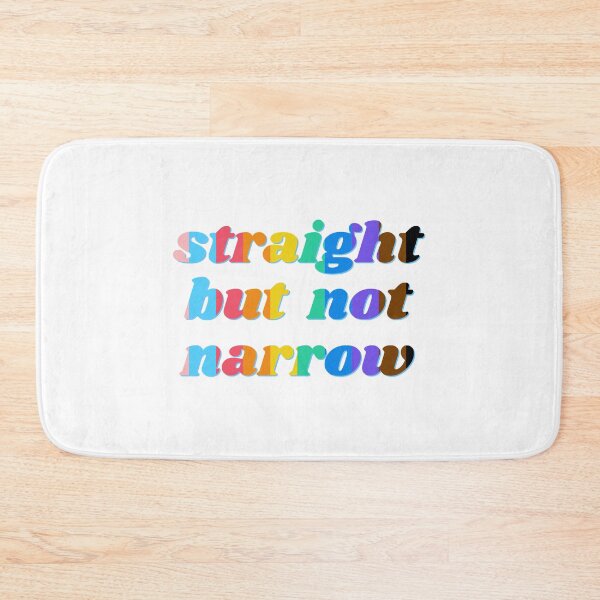 Item preview, Straight But Not Narrow, allyship color designed and sold by ElliottKiti.