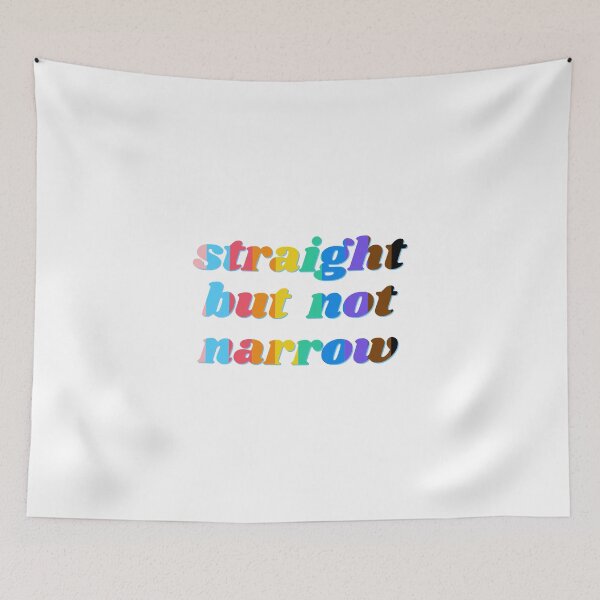 Item preview, Straight But Not Narrow, allyship color designed and sold by ElliottKiti.