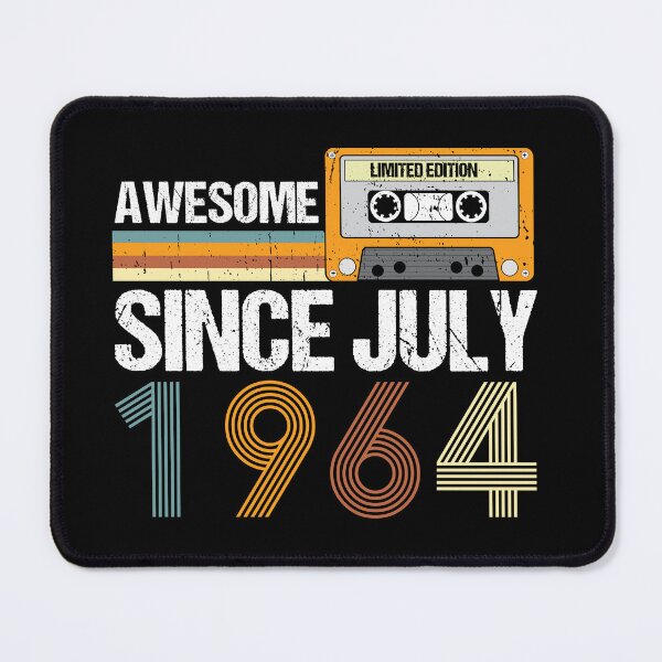 Item preview, Awesome Since July 1964 | 58th Birthday | Vintage July 1964 designed and sold by AMINE ★★★★★.