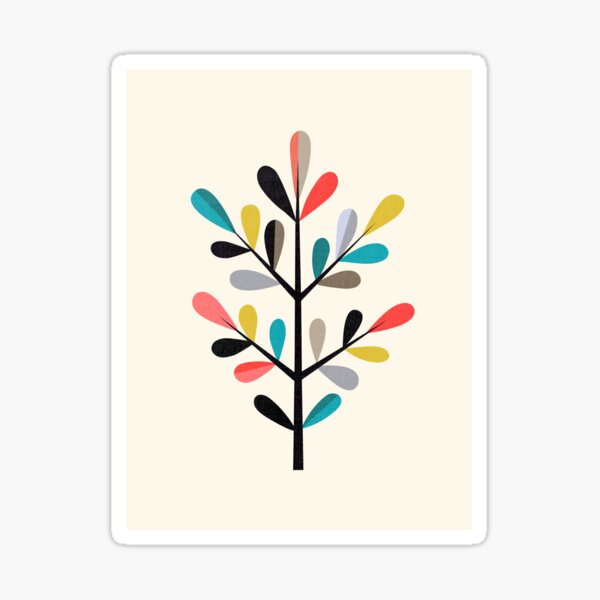 Modern Branch Sticker