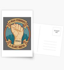 A Slave Obeys Postcards