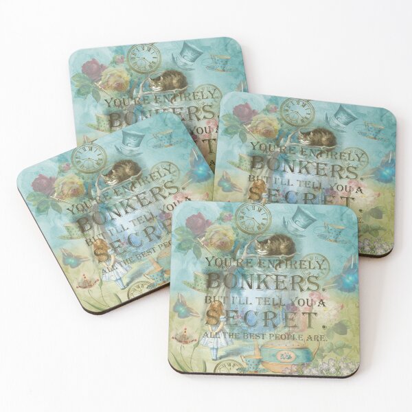 Item preview, Wonderland - Bonkers Quote- Alice in Wonderland designed and sold by maryedenoa.