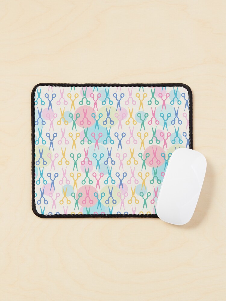 Hair Scissors Pastel Pattern Art Print by XOOXOO