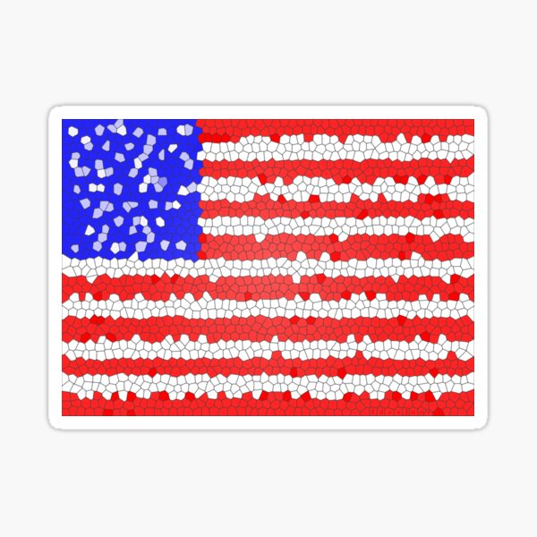 Item preview, American Flag, All The Pieces Fit designed and sold by IdeaJones.