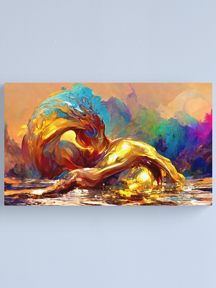 Alternate view of changing Canvas Print
