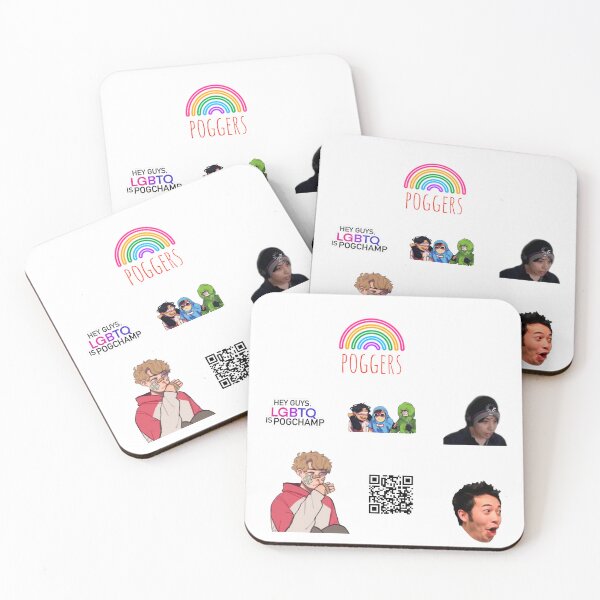 Item preview, poggers sticker pack  designed and sold by bestizeyy.