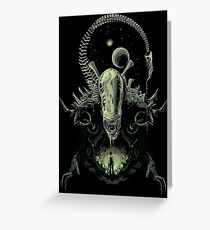 Alien Greeting Card