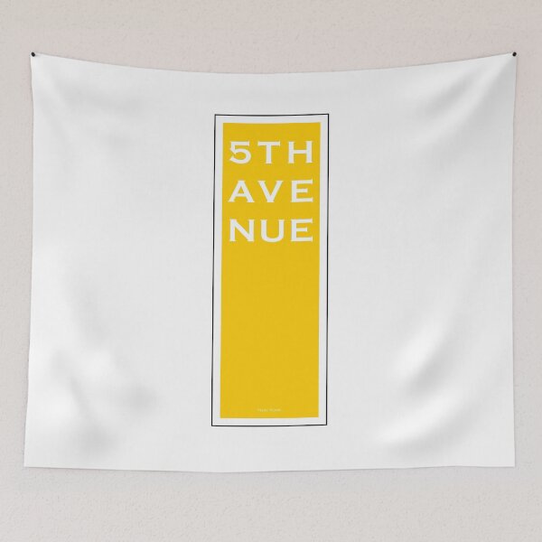 Item preview, 5th Avenue - New York - Yellow designed and sold by All-Streets.