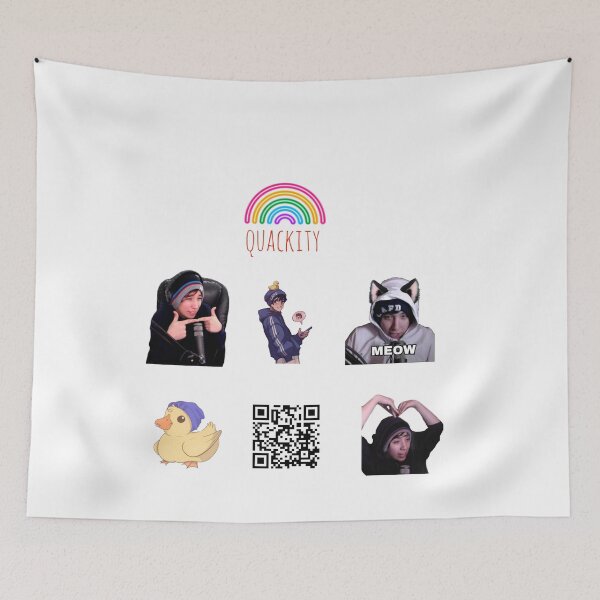 Item preview, quackity sticker pack  designed and sold by bestizeyy.