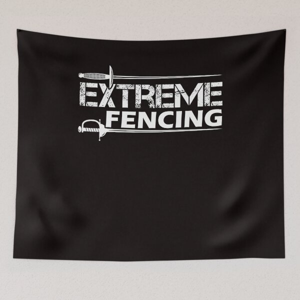 Item preview, Extreme Fencing Fencer Sports Epee Rapier Saber Duel Fight designed and sold by TomGiantDesigns.