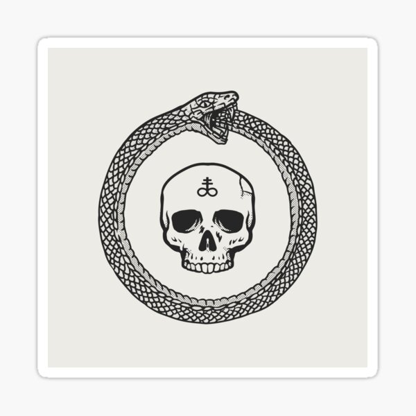 Item preview, Skull Ouroboros  designed and sold by mycologists.