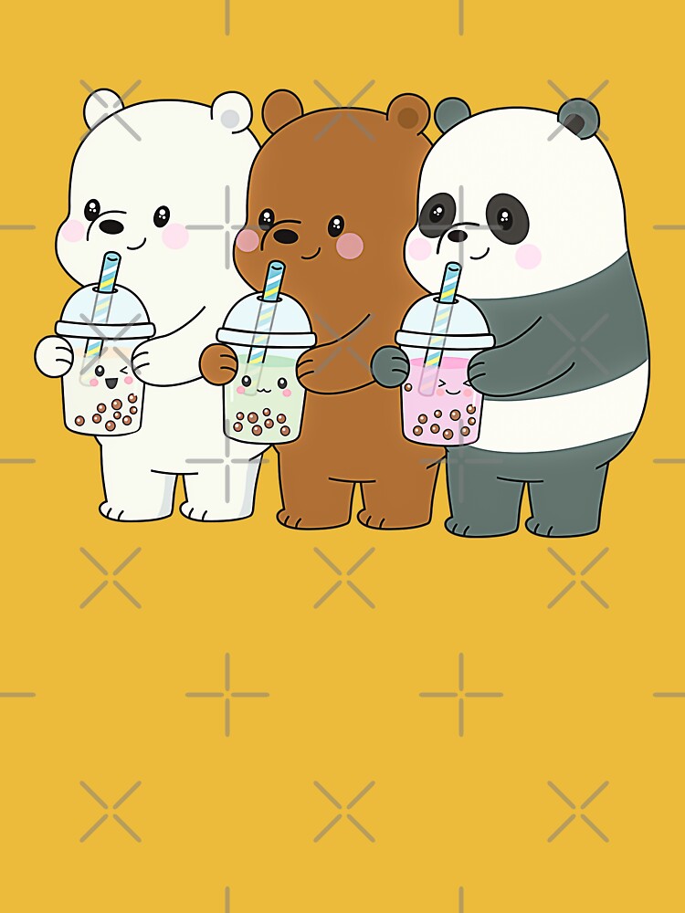 Cute We Bare Bears T - Shirt Roblox We Bare Bears Kawaii Png,We