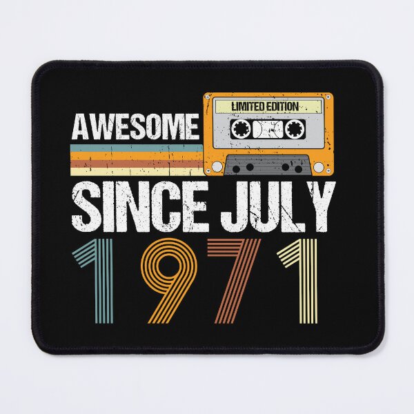 Item preview, Awesome Since July 1971 | 51th Birthday | Vintage July 1971 designed and sold by AMINE ★★★★★.