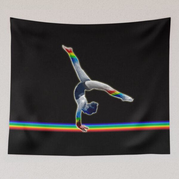 Item preview, Gymnast on a Rainbow Beam designed and sold by MoonNStar.