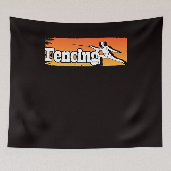 Item preview, Fencing Fencer Mask Duel Epee Saber Fight Rapier Fence designed and sold by TomGiantDesigns.