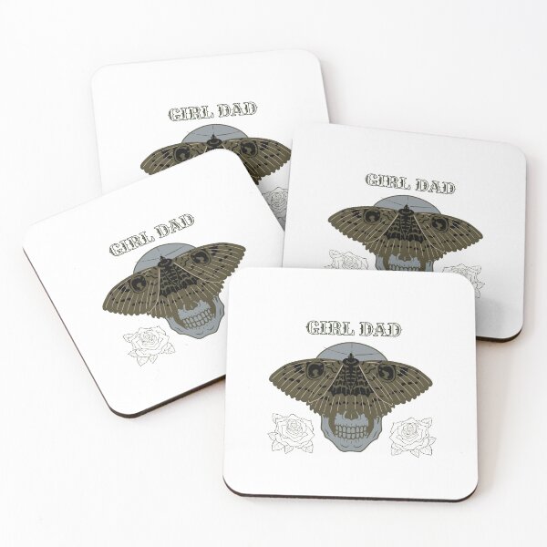 Item preview, Girl Dad  Khaki skull-butterfly designed and sold by KS-Y.