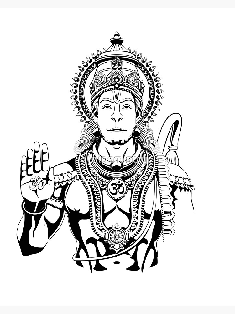 ArtStation - Lord Hanuman Sketching