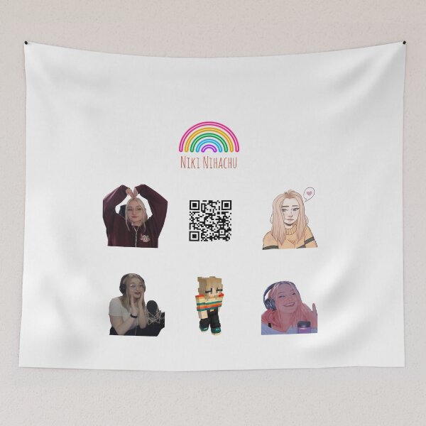 Item preview, Niki nihachu sticker pack  designed and sold by bestizeyy.