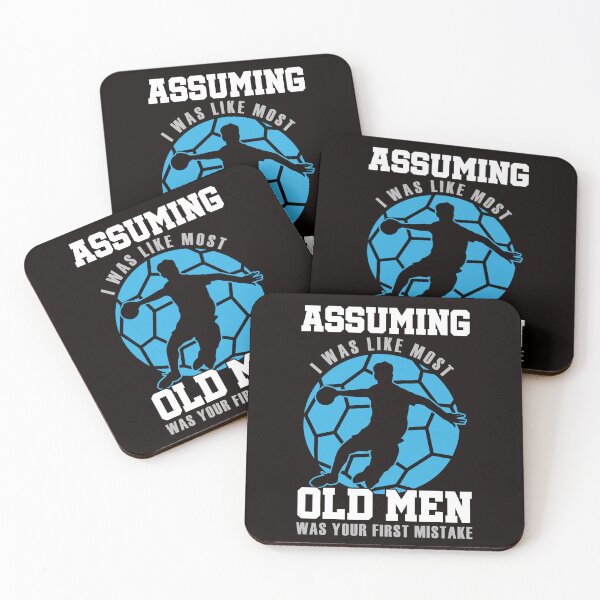 Item preview, Old Man Handball Player Handballer Ball Sports Coach Court designed and sold by TomGiantDesigns.