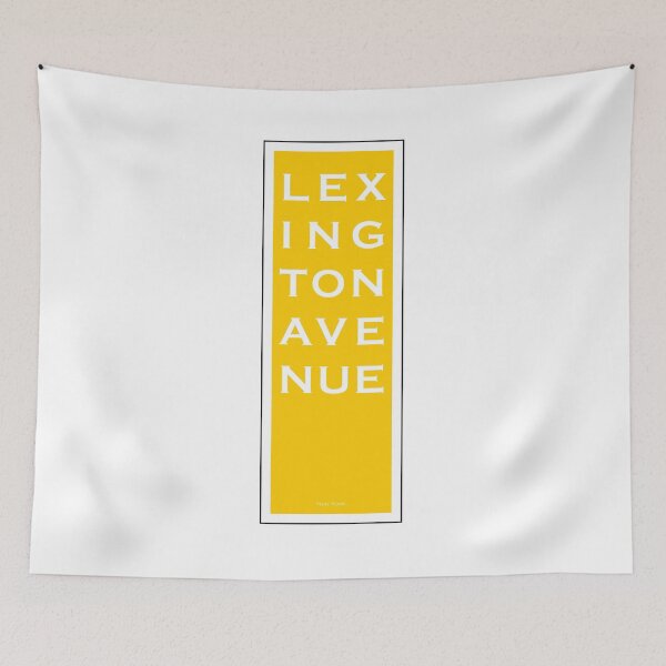 Item preview, Lexington Avenue - New York - Yellow designed and sold by All-Streets.