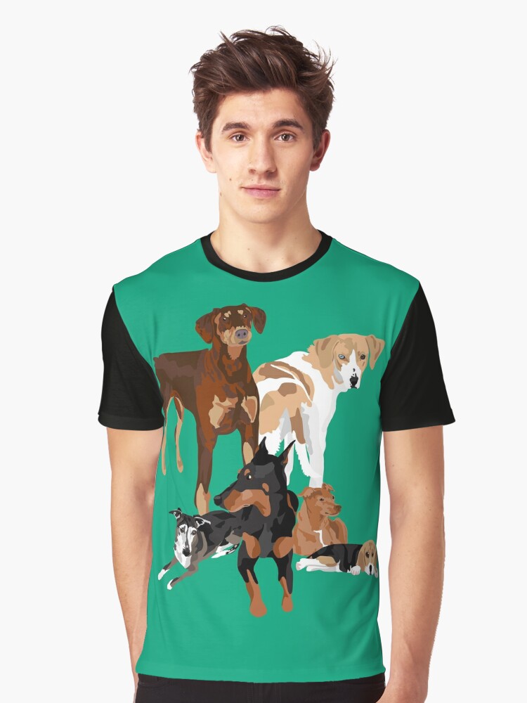 6 dogs shirt