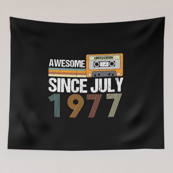 Item preview, Awesome Since July 1977 | 45th Birthday | Vintage July 1977 designed and sold by AMINE  ★★★★★.