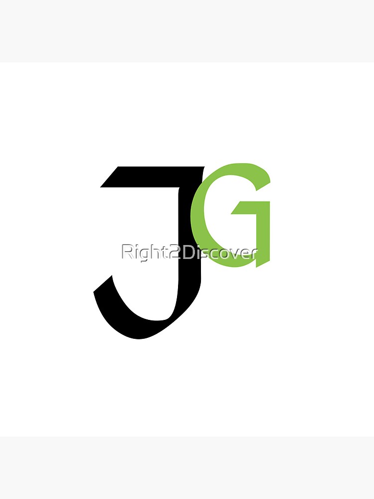 "JG design Logo " Poster for Sale by Right2Discover Redbubble