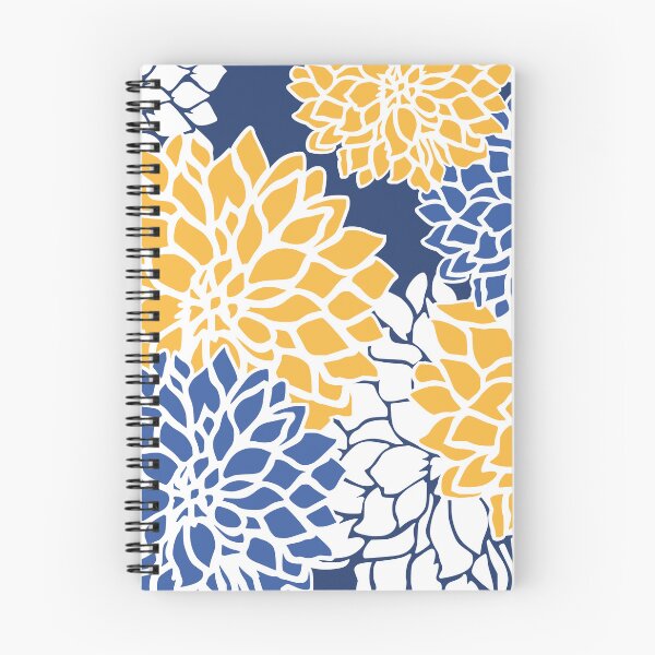 Item preview, Flower Blooms, Blue and Yellow designed and sold by meggydesigns.