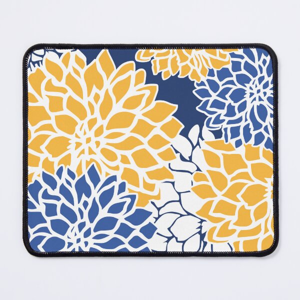 Artikelvorschau, Flower Blooms, Blue and Yellow entworfen und verkauft von meggydesigns.