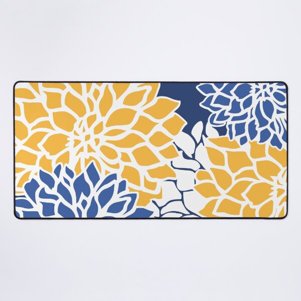 Item preview, Flower Blooms, Blue and Yellow designed and sold by meggydesigns.
