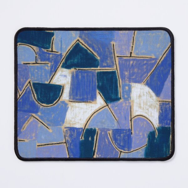 Item preview, Remixed Blue night painting  by Paul Klee Bauhaus, Geometry ,Art Abstract,Mid Century,Mid Century Modern,vintage,architecture,modernism, designed and sold by Tamas Das.