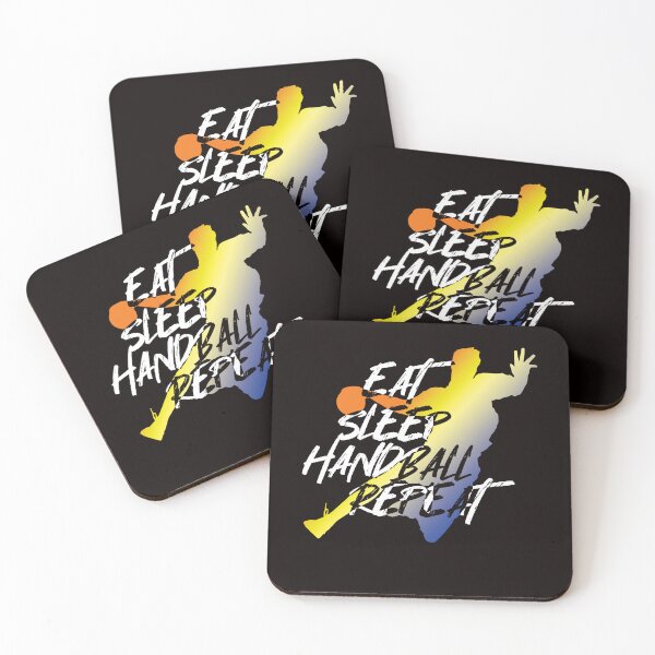 Item preview, Eat Sleep Handball Player Handballer Ball Sports Team Coach designed and sold by TomGiantDesigns.