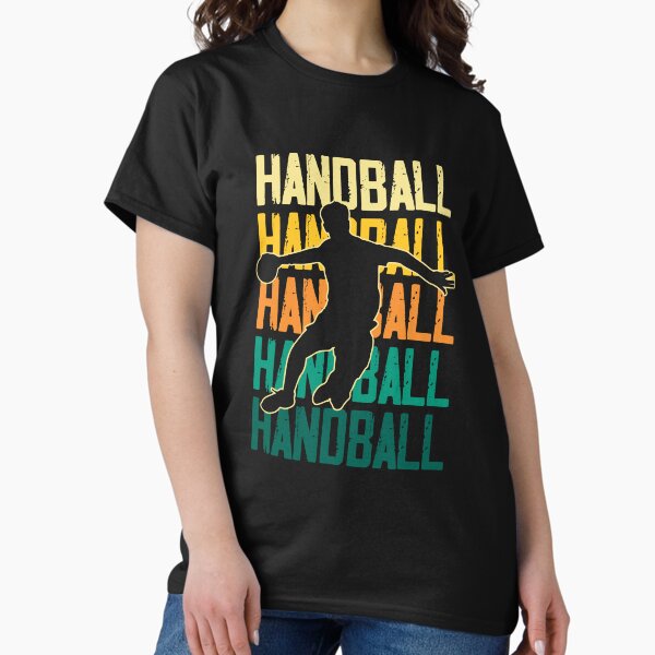Item preview, Retro Handball Player Handballer Ball Sports Team Coach Game designed and sold by TomGiantDesigns.
