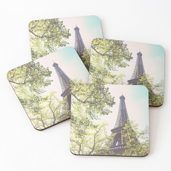 Item preview, Eiffel Tower Scene in Pastel Color | Wanderlust Paris designed and sold by CarolinaReina.
