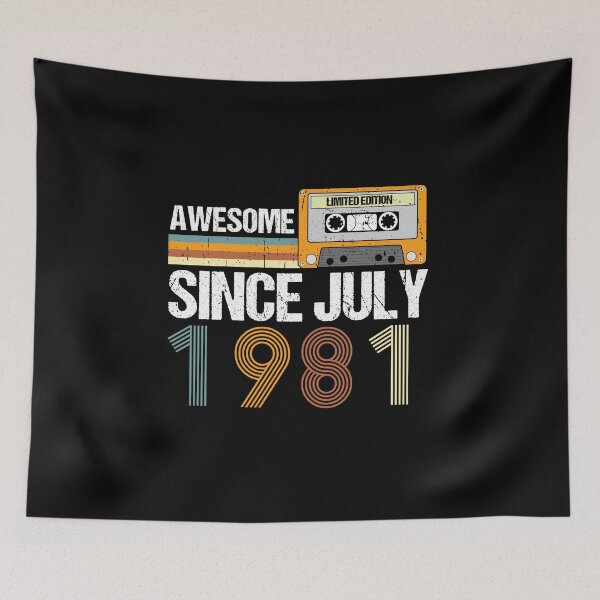 Item preview, Awesome Since July 1981 | 41th Birthday | Vintage July 1981 designed and sold by AMINE  ★★★★★.