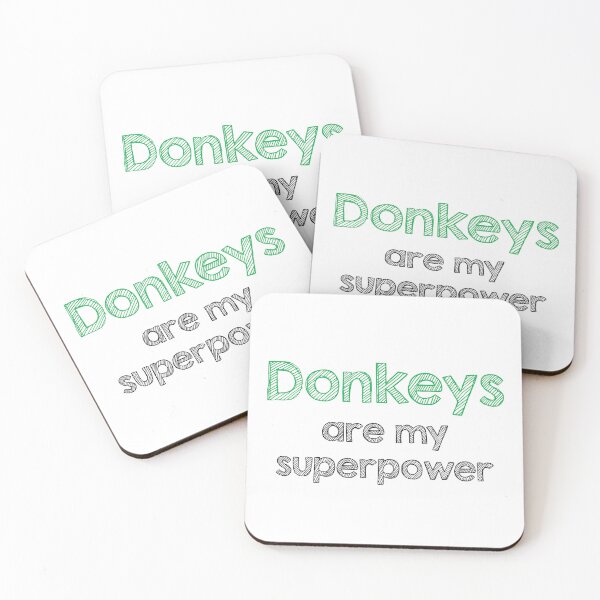 Item preview, Donkeys are my superpower designed and sold by Alltooclose.