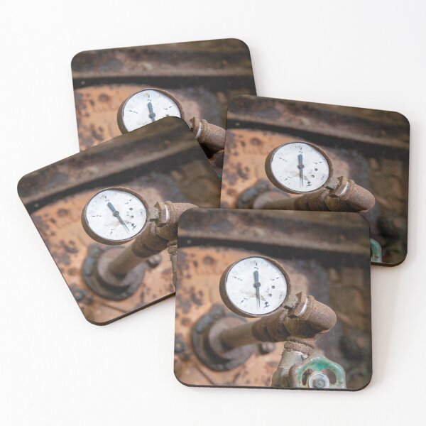 Item preview, Broken gauge on rusted pipe designed and sold by Marc Molenaar.