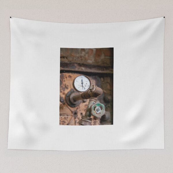 Item preview, Broken gauge on rusted pipe designed and sold by Marc Molenaar.