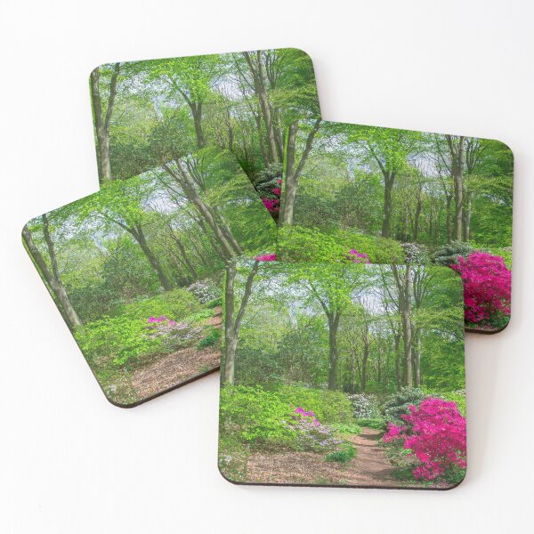 Item preview, Rhododendrons flowering in British Woodland designed and sold by MichaelBShannon.