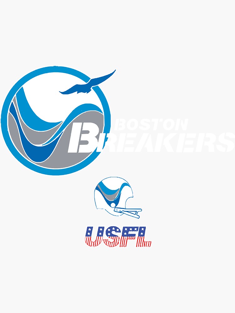 "Boston breakers retro logo football" Sticker for Sale by JamesGrady