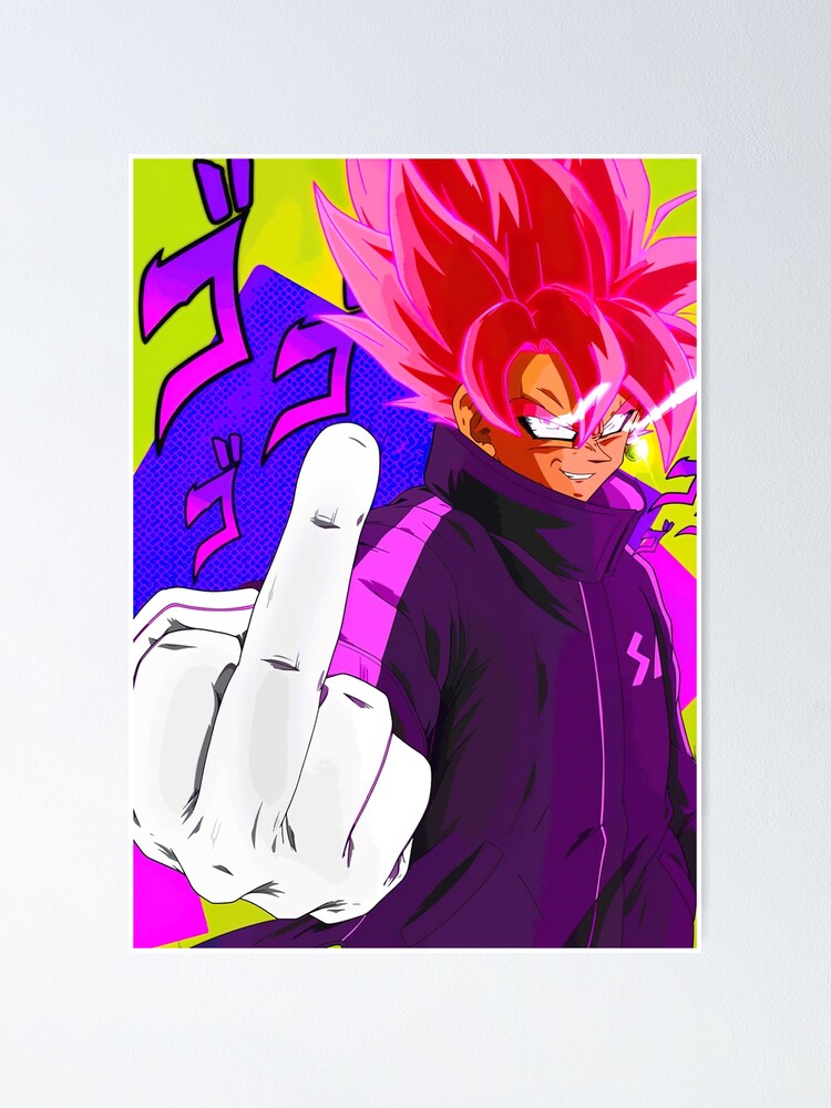 Rose Goku Black Manga Art  Poster for Sale by Tammy1971