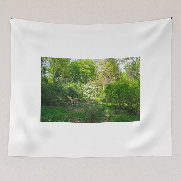 Item preview, Clearing in the woods on a sunny day designed and sold by MichaelBShannon.