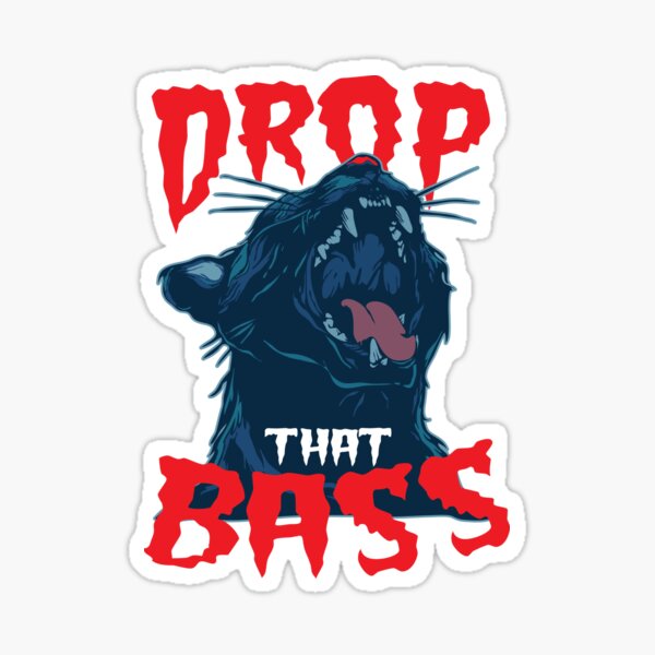 Artikel-Vorschau von BASSHEAD sagt: Drop That Bass! (DnB Massiv), designt und verkauft von WULFLAND ARTS.