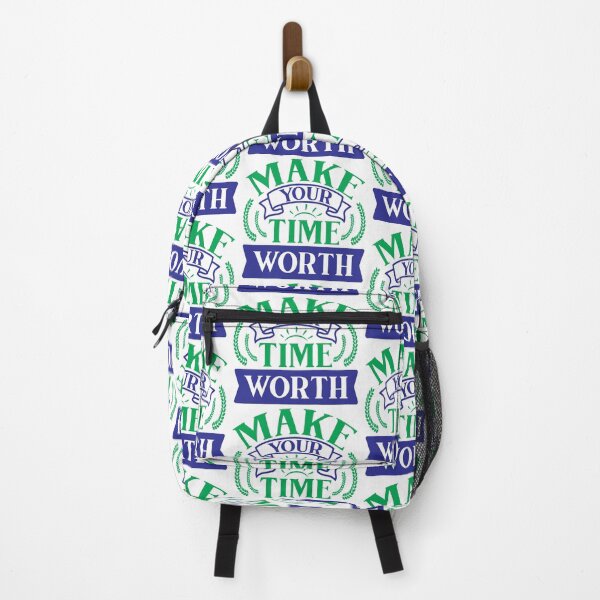 Item preview, Make Your Time Worth Yourself Proud Inspirational Motivational Quotes Saying Happy Life Apparel Essential Motivation Inspiration Joy Mood designed and sold by DesignByHeartUK.