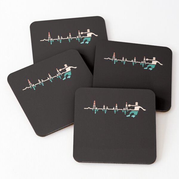 Item preview, Handball Player Heartbeat Handballer Team Ball Sports Coach designed and sold by TomGiantDesigns.