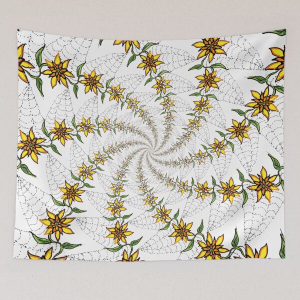 Item preview, Flowers & Spiderweb designed and sold by TinaJostDesigns.
