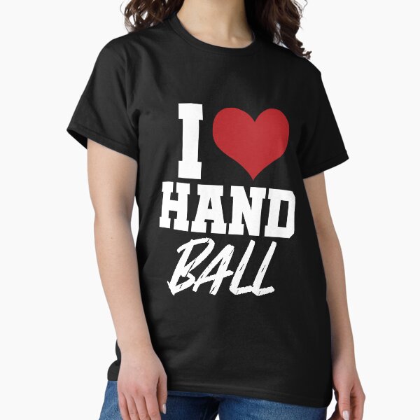 Item preview, Love Handball Handballer Heart Ball Sports Team Coach Game designed and sold by TomGiantDesigns.