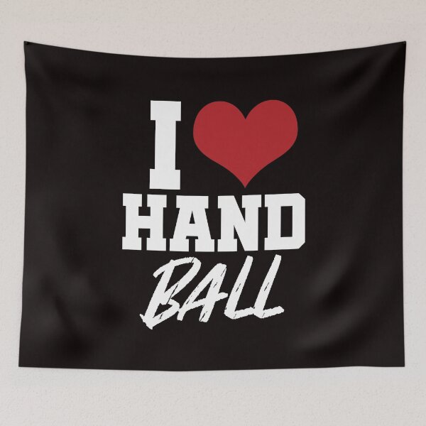 Item preview, Love Handball Handballer Heart Ball Sports Team Coach Game designed and sold by TomGiantDesigns.
