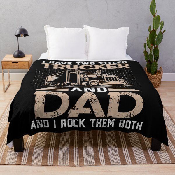 Item preview, Trucker And Dad Quote Semi Truck Driver Mechanic Funny designed and sold by ElizabethWyland.