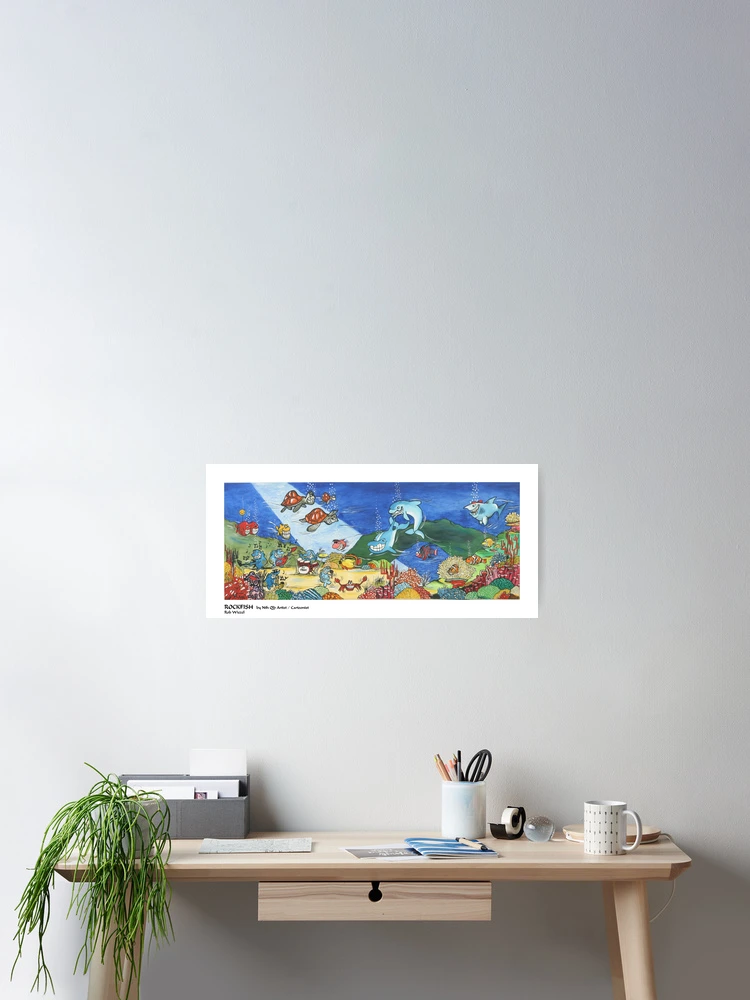 Thumbnail 2 of 3, Poster, ROCK FISH designed and sold by ROB51.